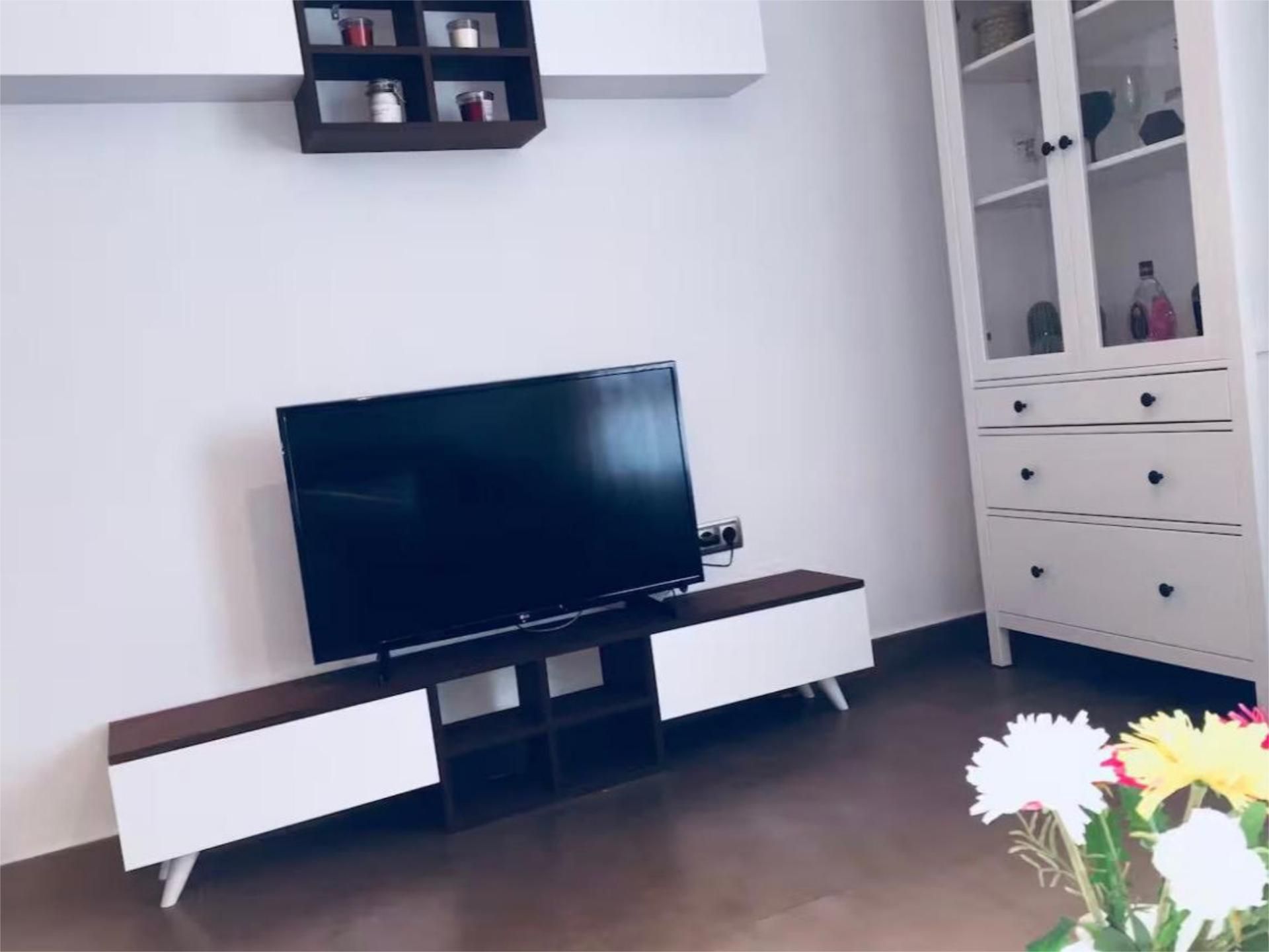 Sala de estar de Piso en venta en  Murcia Capital con Aire acondicionado, Calefacción y Trastero