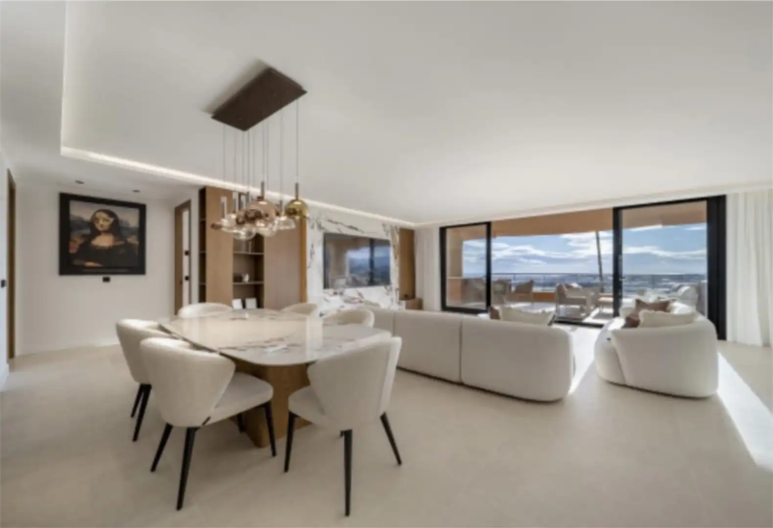 Apartament en venda a Los Naranjos Sala d'estar de Apartament en venda en Marbella amb Aire condicionat, Terrassa i Piscina