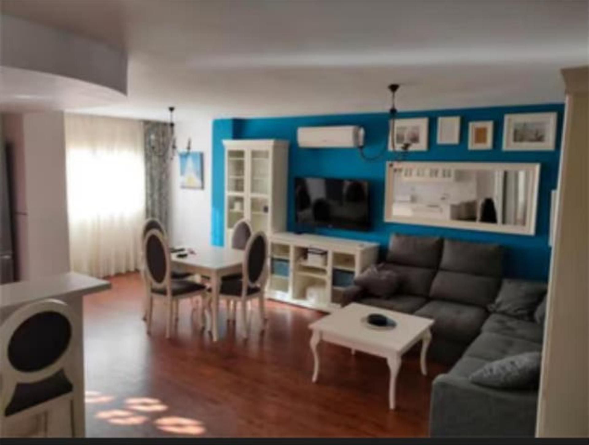 Sala de estar de Piso de alquiler en  Madrid Capital con Terraza