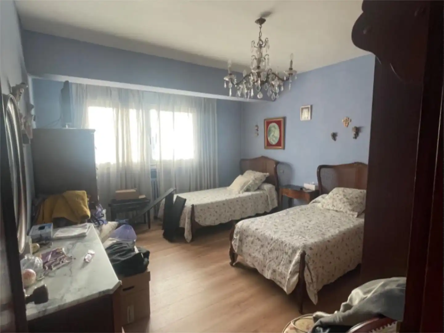 Pis en venda a Rúa Lopo Lías, 4, San Roque - As Fontiñas Dormitori de Pis en venda en Lugo amb Calefacció, Traster i Aparcament comunitari