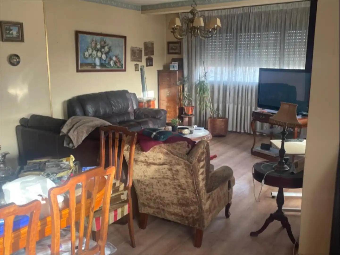 Pis en venda a Rúa Lopo Lías, 4, San Roque - As Fontiñas Sala d'estar de Pis en venda en Lugo amb Calefacció, Traster i Aparcament comunitari
