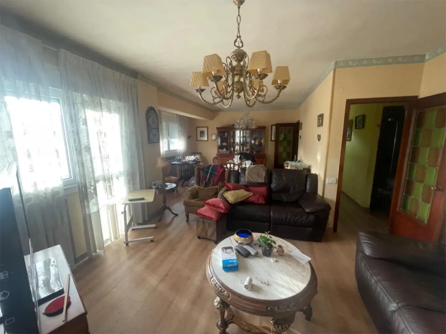 Pis en venda a Rúa Lopo Lías, 4, San Roque - As Fontiñas Sala d'estar de Pis en venda en Lugo amb Calefacció, Traster i Aparcament comunitari