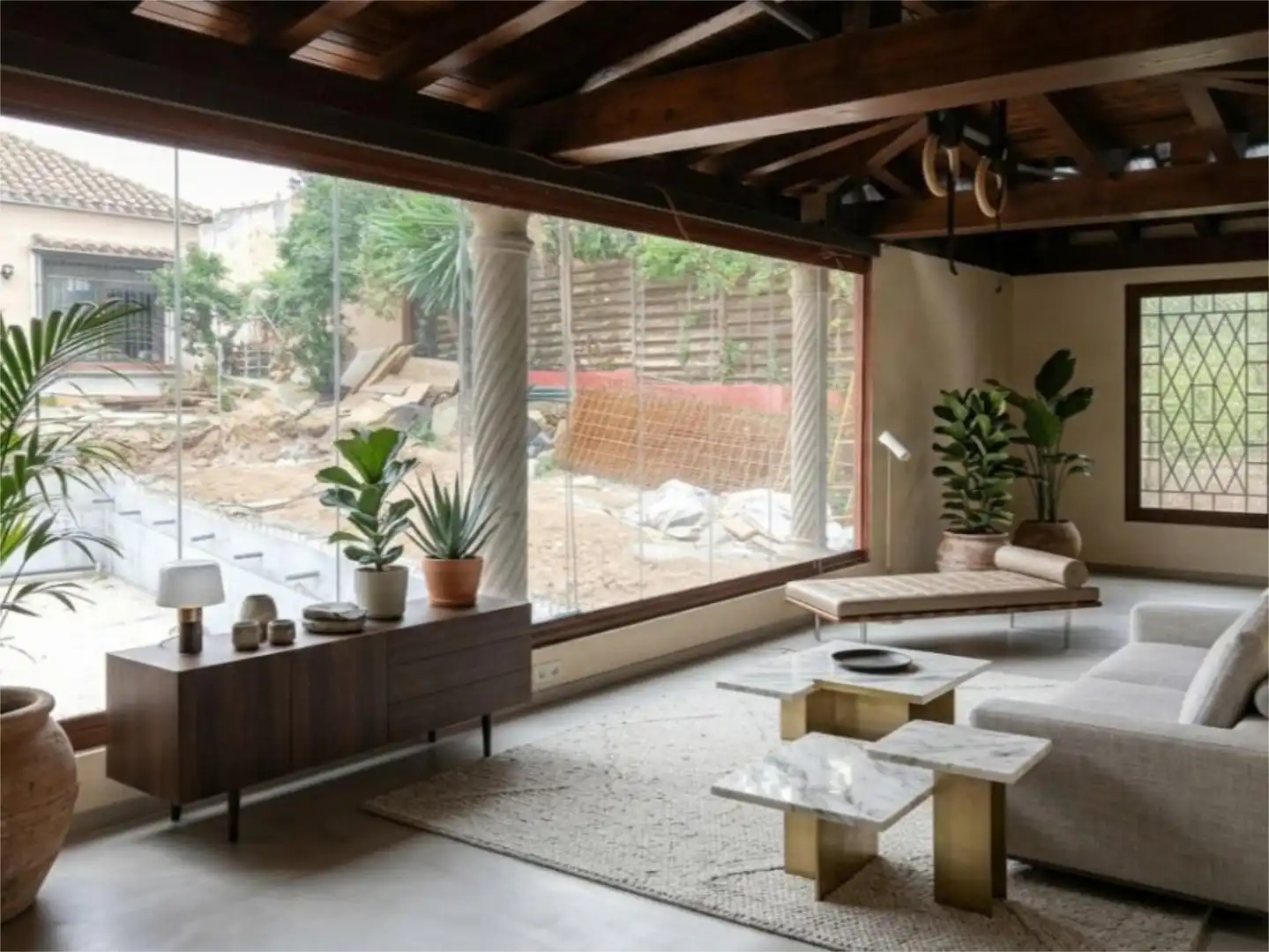 Houses for sale in Calle Siroco, 41, Río Real Living room of Houses for sale in Marbella with Terrace and Swimming Pool