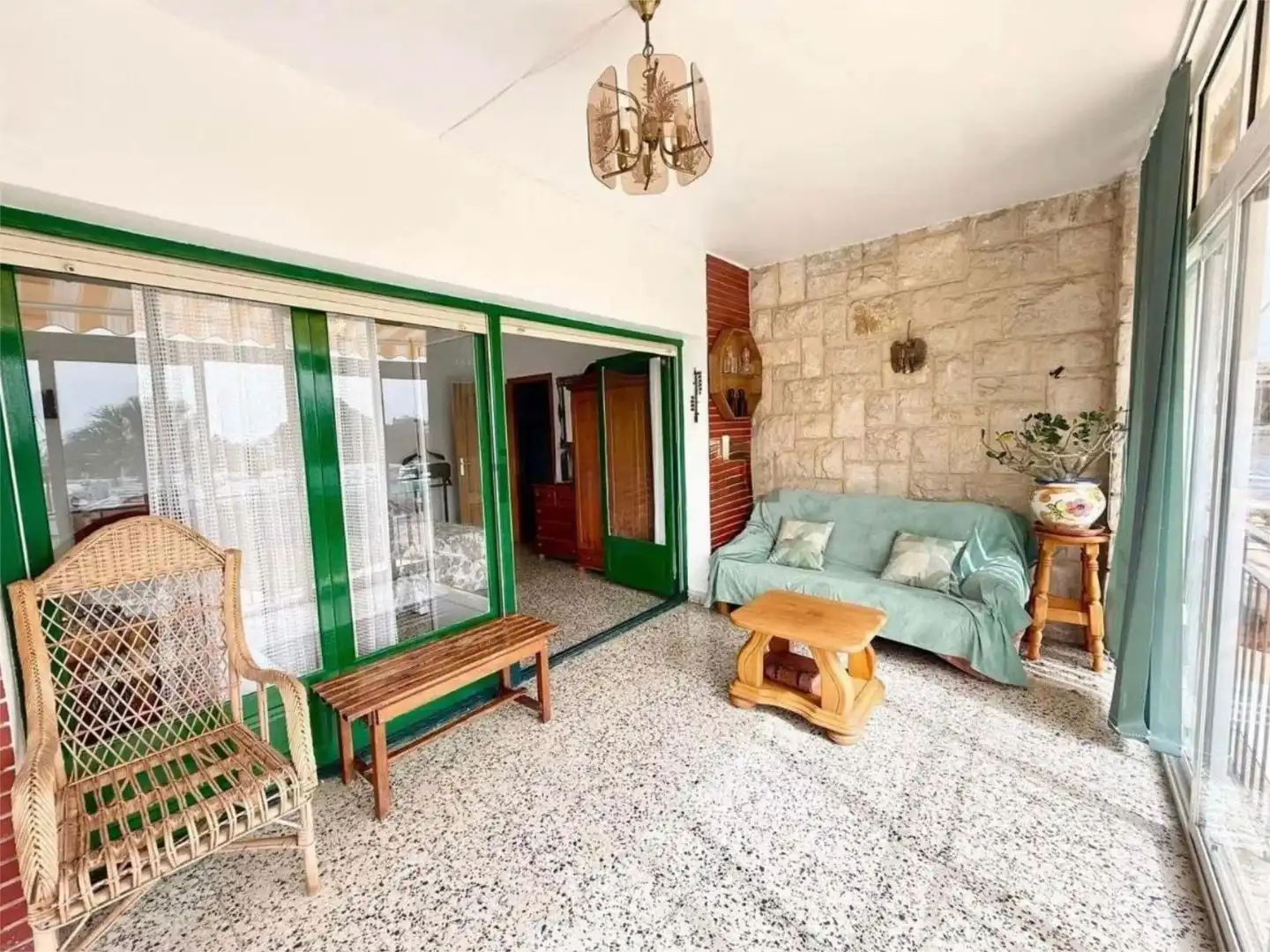 Houses for sale in Calle Morella, 5, Pueblo Español - Coveta Fumá Terrace of Houses for sale in El Campello with Air Conditioner, Heating and Private garden