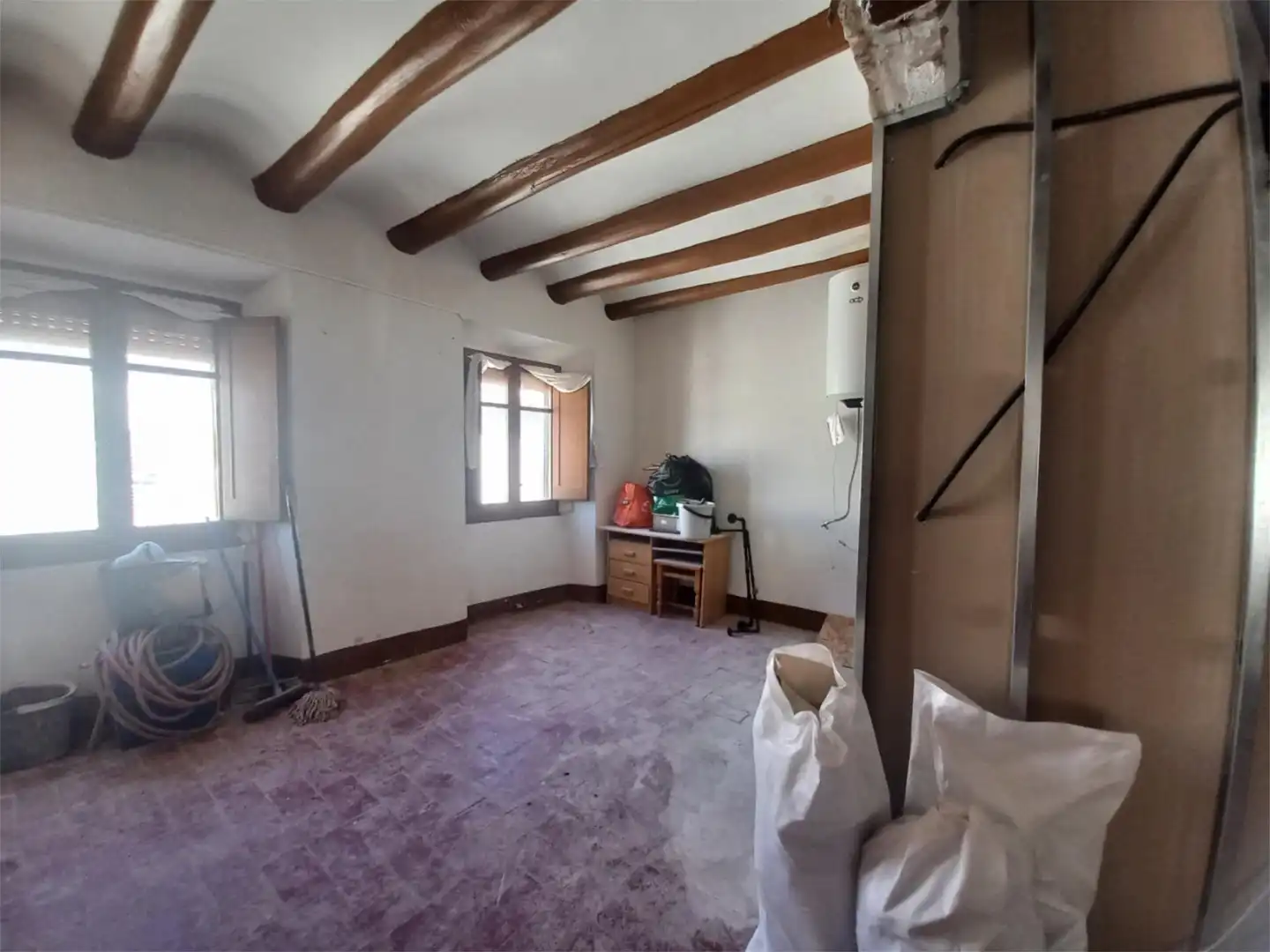 Casa adosada en venta en Carrer de la Font, 23, Verdú Sala de estar de Casa adosada en venta en Verdú con Trastero, Balcón y Internet