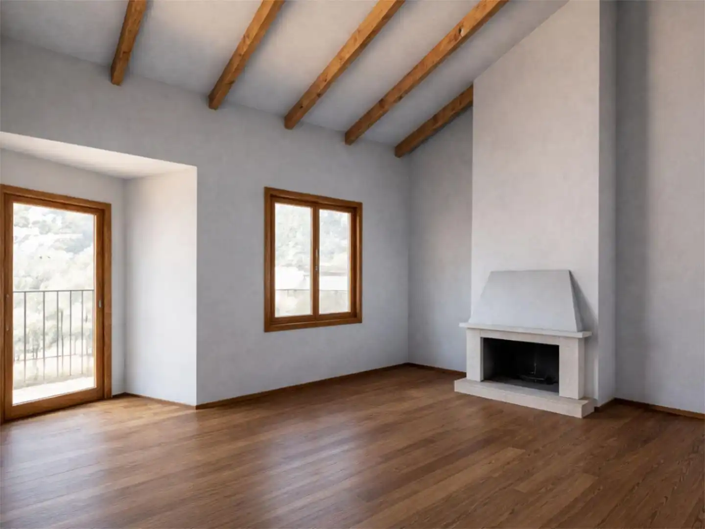 Casa adosada en venta en Partida Muscaret, 70r, Relleu Sala de estar de Casa adosada en venta en Relleu con Terraza y Balcón