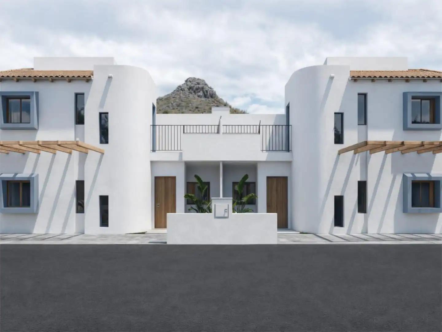 Casa adosada en venta en Partida Muscaret, 70r, Relleu Vista exterior de Casa adosada en venta en Relleu con Terraza y Balcón
