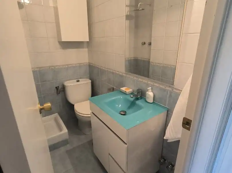 Wohnung zum Verkauf in Calle Isla Malaita, 9, Peñagrande Badezimmer von Wohnung zum Verkauf in Madrid mit Heizung, Privatgarten und Parkett