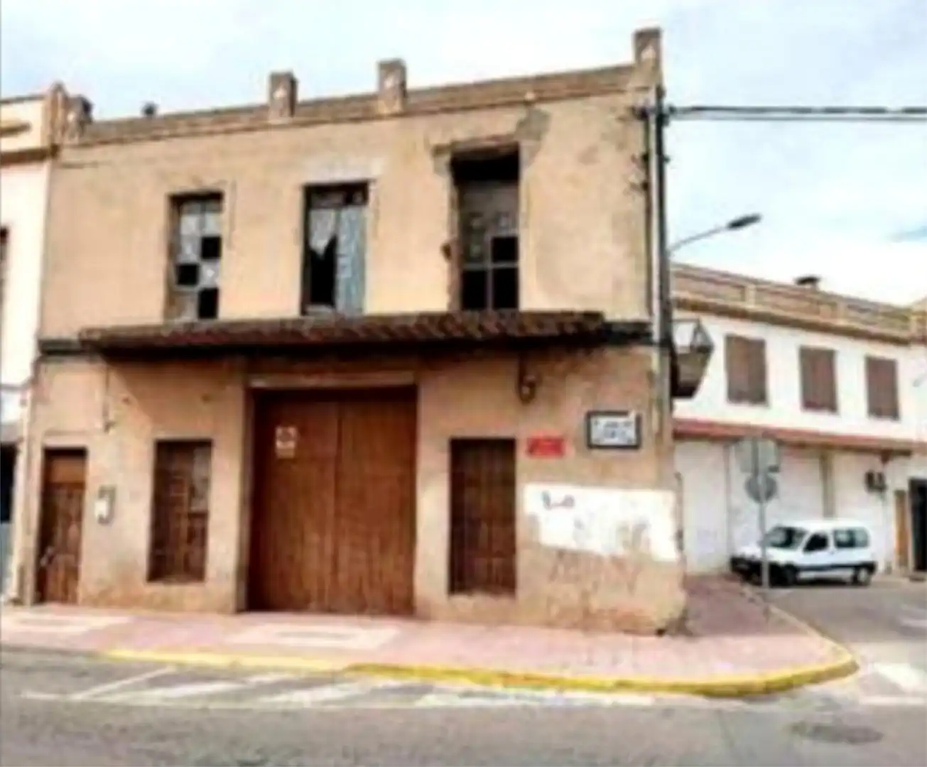 Vista exterior de Casa adosada en venta en Alginet con Balcón