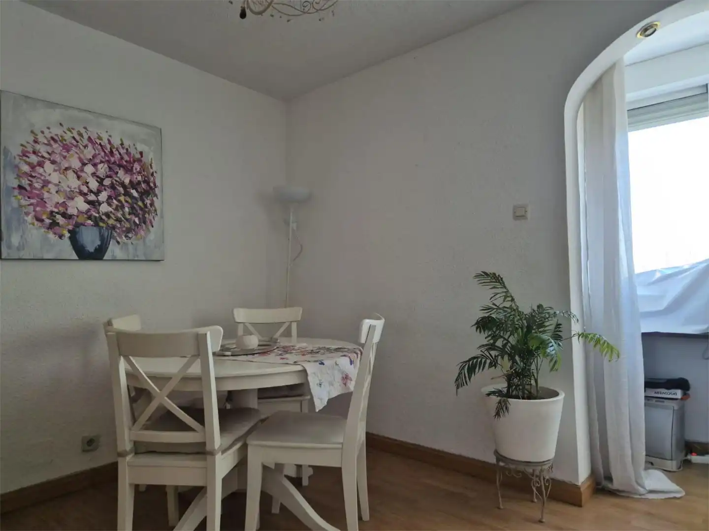 Flat for sale in Calle Batel, 6, Alameda de Osuna Dining room of Flat for sale in Madrid Capital with Terrace and Swimming Pool