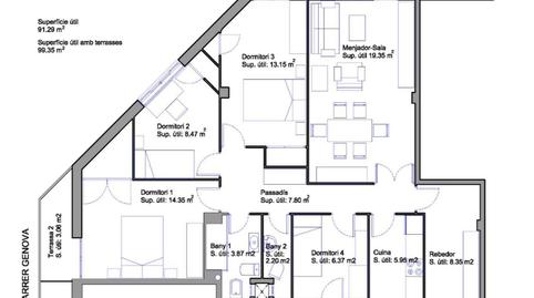 Foto 2 von Wohnung zum Verkauf in Carrer del Doctor Cadevall, 12, El Guinardó,  Barcelona Capital