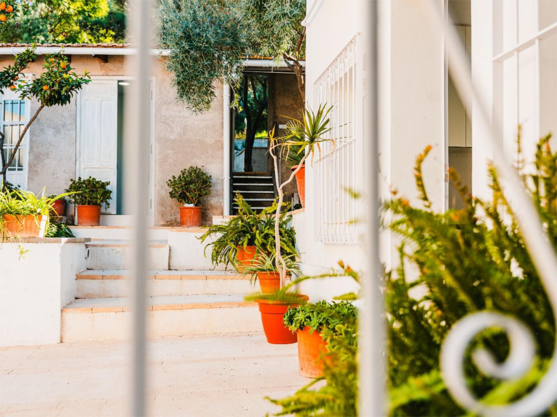 Vista exterior de Casa adosada en venta en  Murcia Capital con Aire acondicionado, Calefacción y Jardín privado