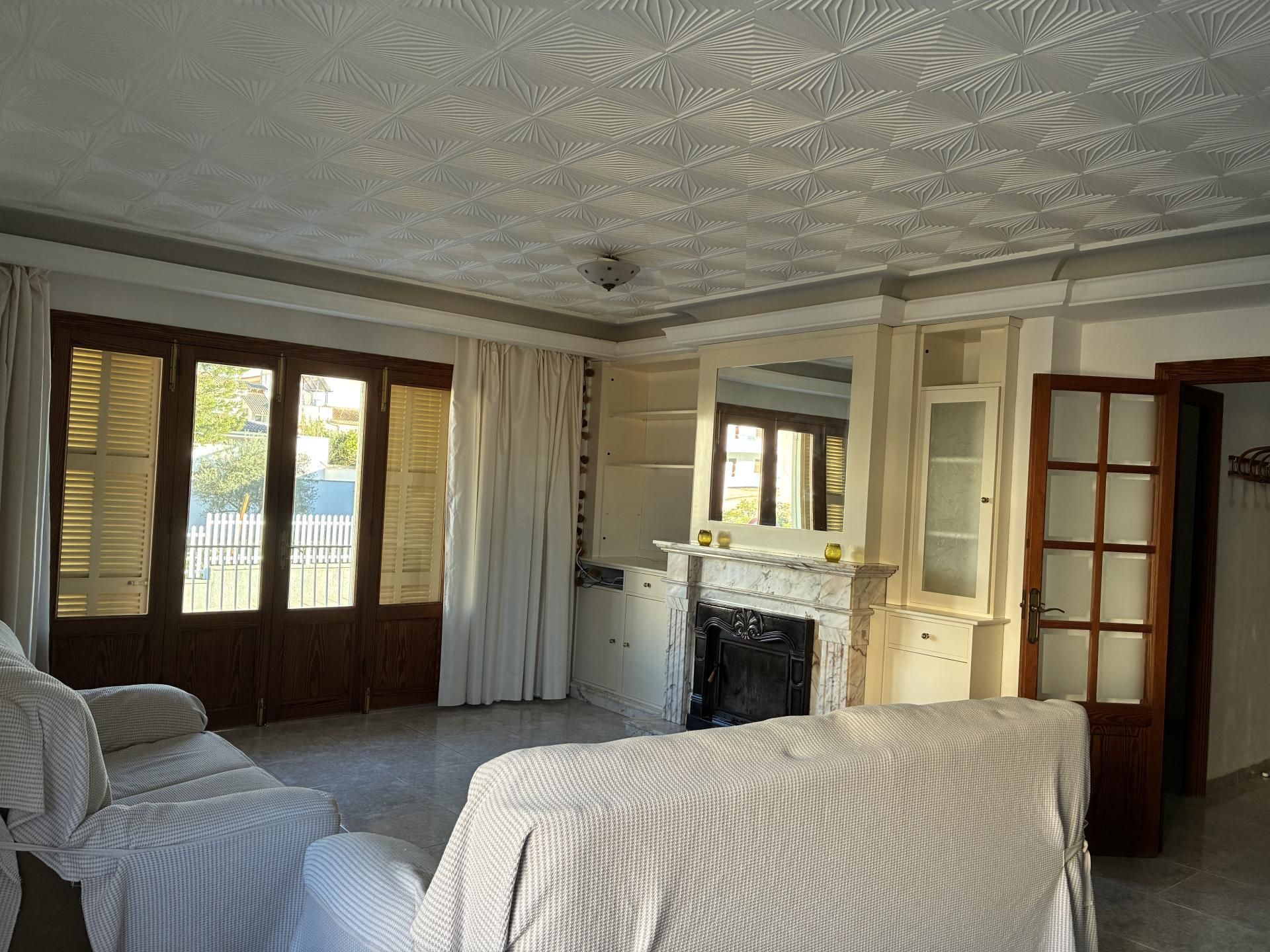 Wohnzimmer von Wohnung zur Miete in Santa Margalida mit Terrasse, Möbliert und Balkon