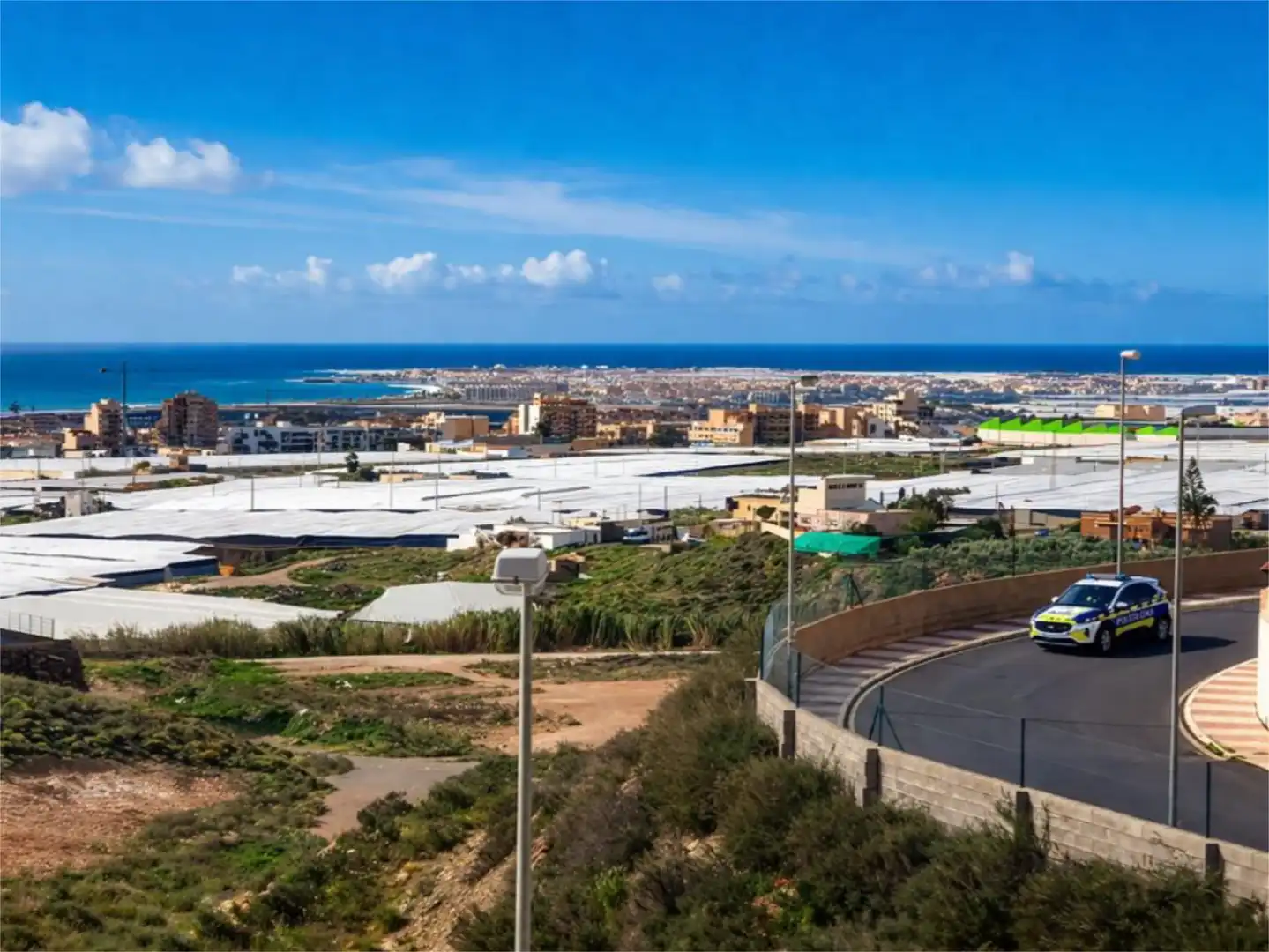 Detached homes for sale in Calle Jesús de Perceval, 20, Aguadulce Norte Exterior view of Detached homes for sale in Roquetas de Mar with Air Conditioner, Heating and Private garden