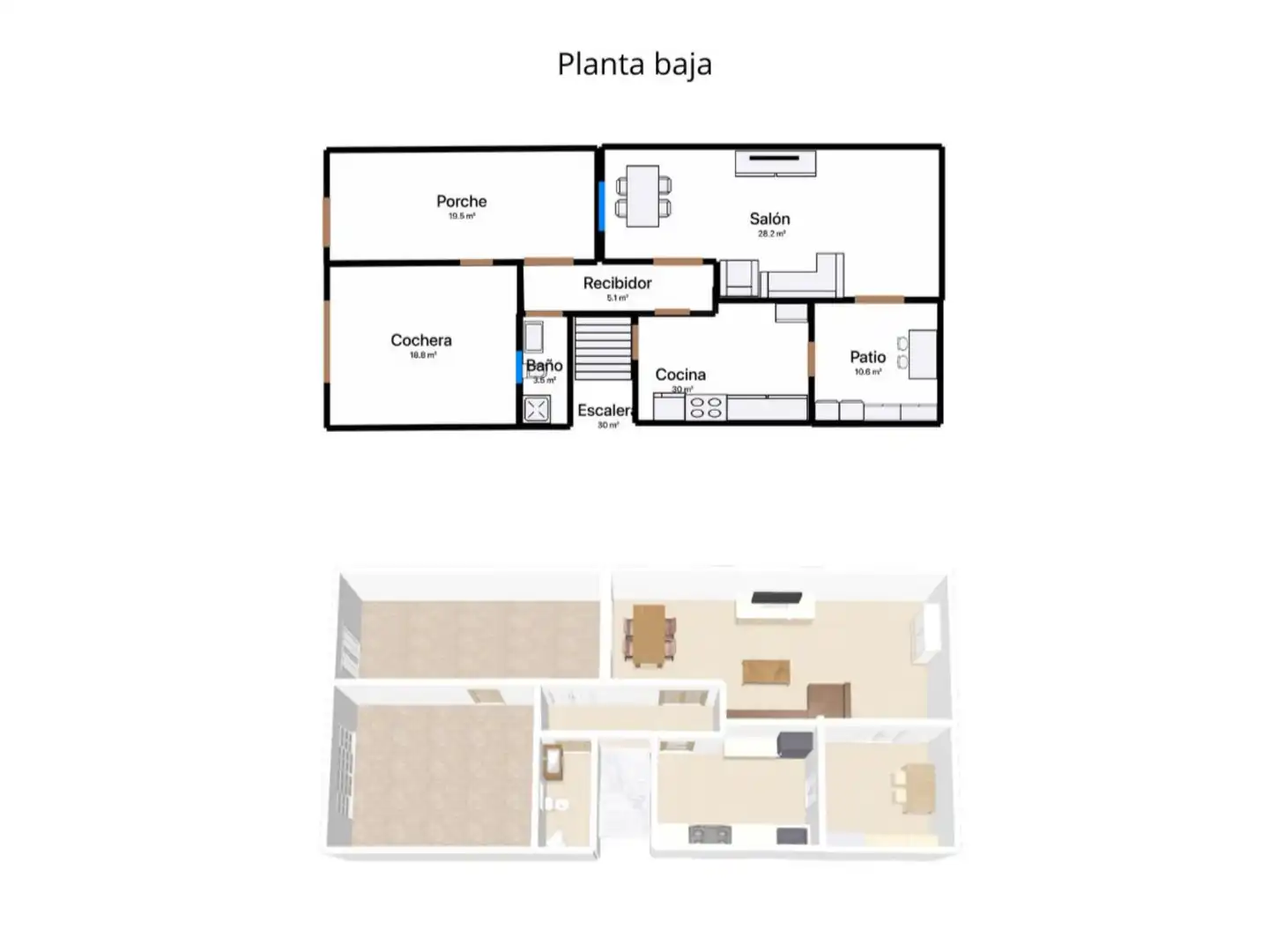 Detached homes for sale in Calle Jesús de Perceval, 20, Aguadulce Norte Detached homes for sale in Roquetas de Mar with Air Conditioner, Heating and Private garden