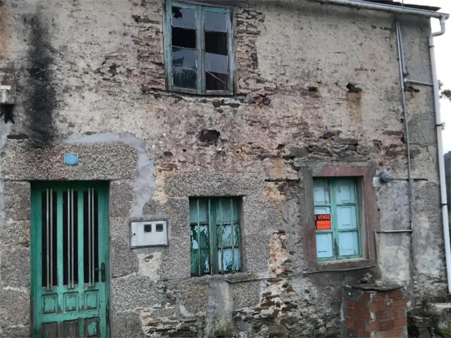 Vista exterior de Casa adosada en venta en Foz