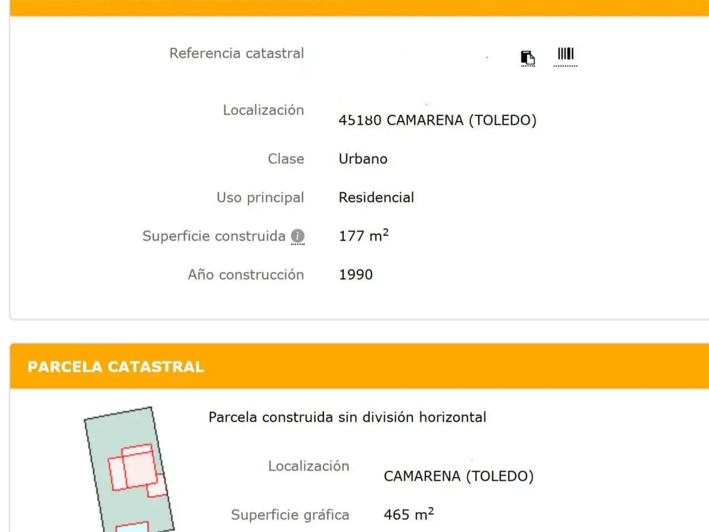 Casa o chalet en venta en Calle Marte, 14, Camarena Casa o chalet en venta en Camarena con Aire acondicionado, Calefacción y Jardín privado
