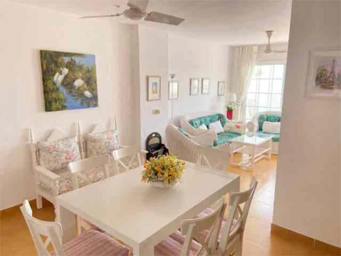 Apartamento de alquiler en Alemanes Comedor de Apartamento de alquiler en Zahara de los Atunes con Jardín privado, Terraza y Piscina