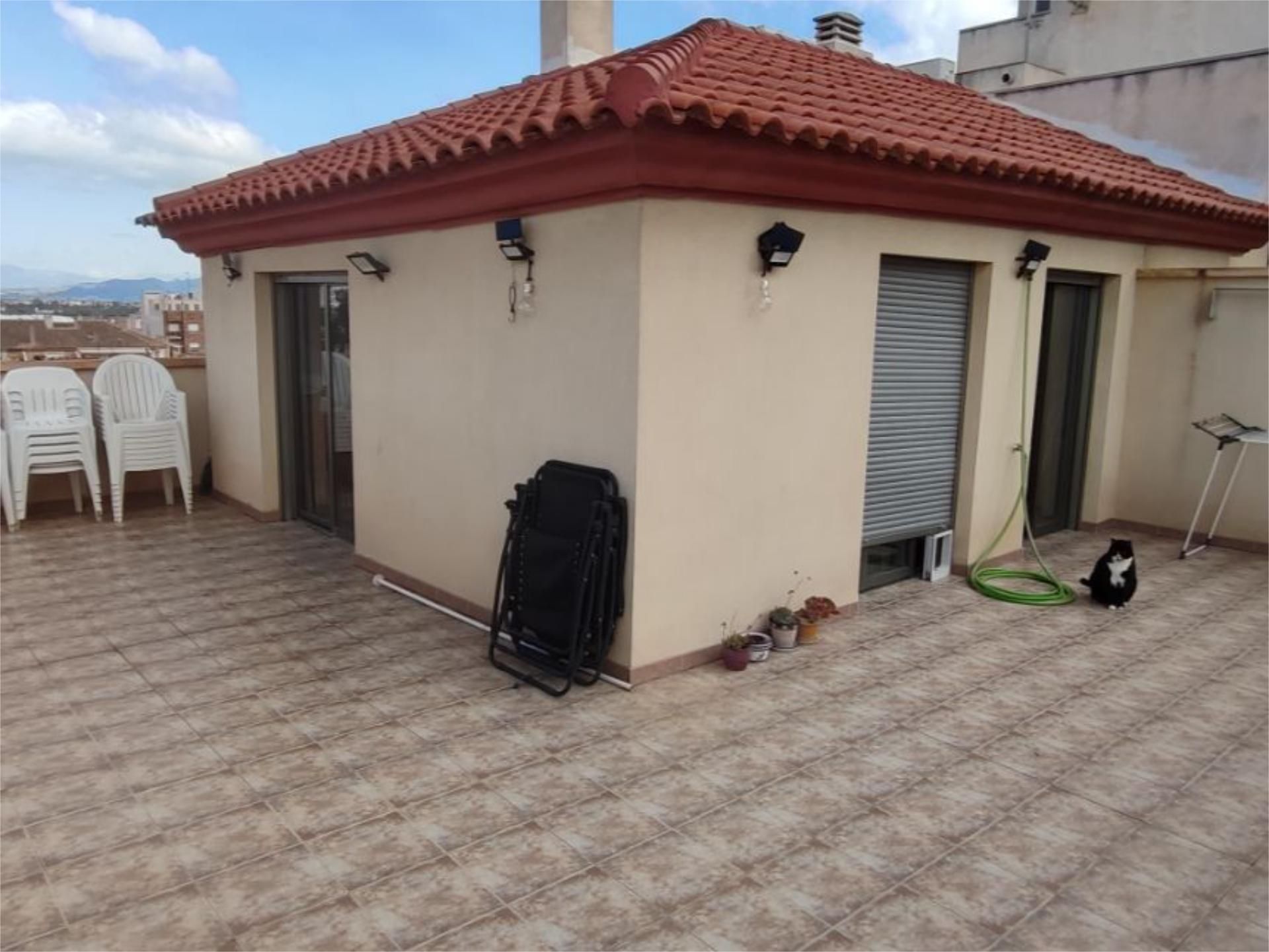 Exterior view of Attic for sale in  Murcia Capital  with Air Conditioner, Heating and Terrace