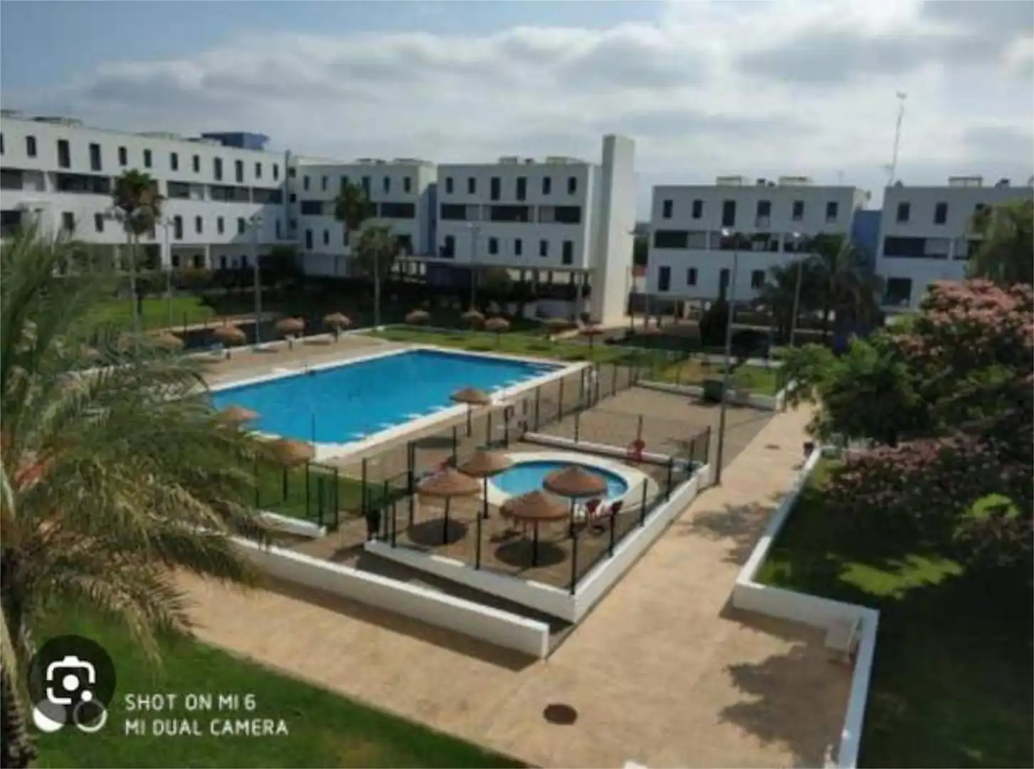Piscina de Piso de alquiler en Ayamonte con Jardín privado y Piscina