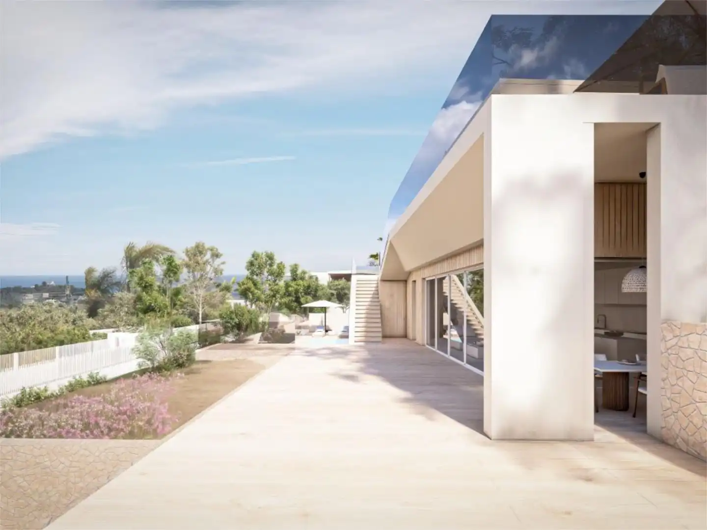 Casa o chalet en venta en Carrer Pieter Bruegel, 41, Cap Martí - El Tossalet - Pinomar Terraza de Casa o chalet en venta en Jávea / Xàbia con Aire acondicionado, Calefacción y Jardín privado