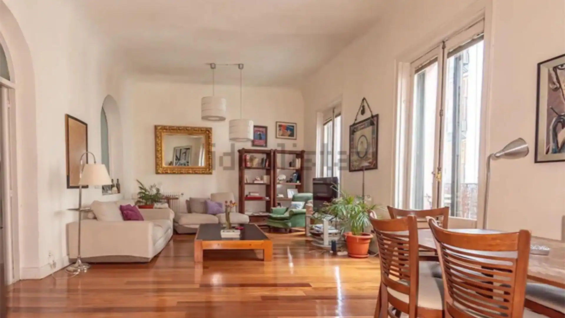 Sala de estar de Piso en venta en  Madrid Capital con Aire acondicionado