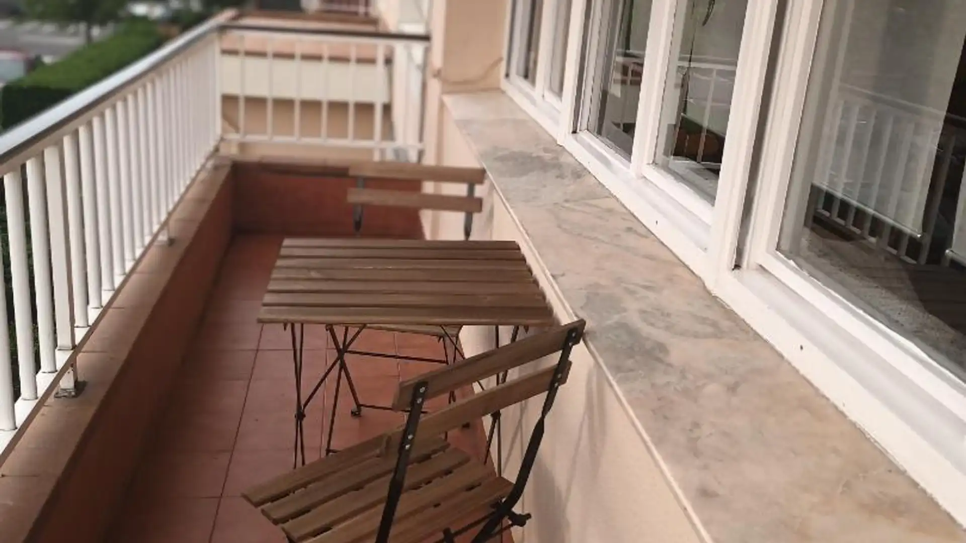 Terraza de Piso de alquiler en Laredo con Amueblado