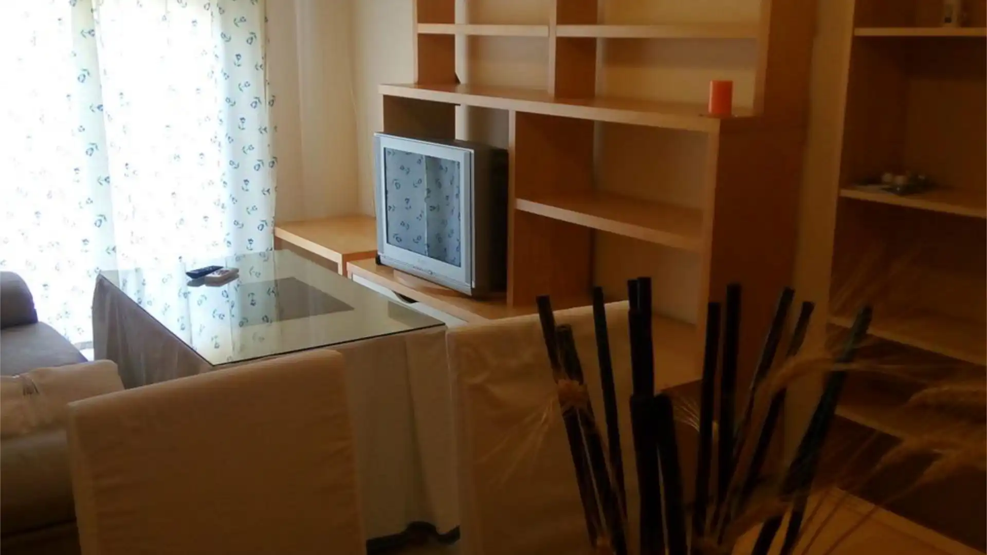 Sala de estar de Piso de alquiler en Écija con Aire acondicionado, Amueblado y Balcón