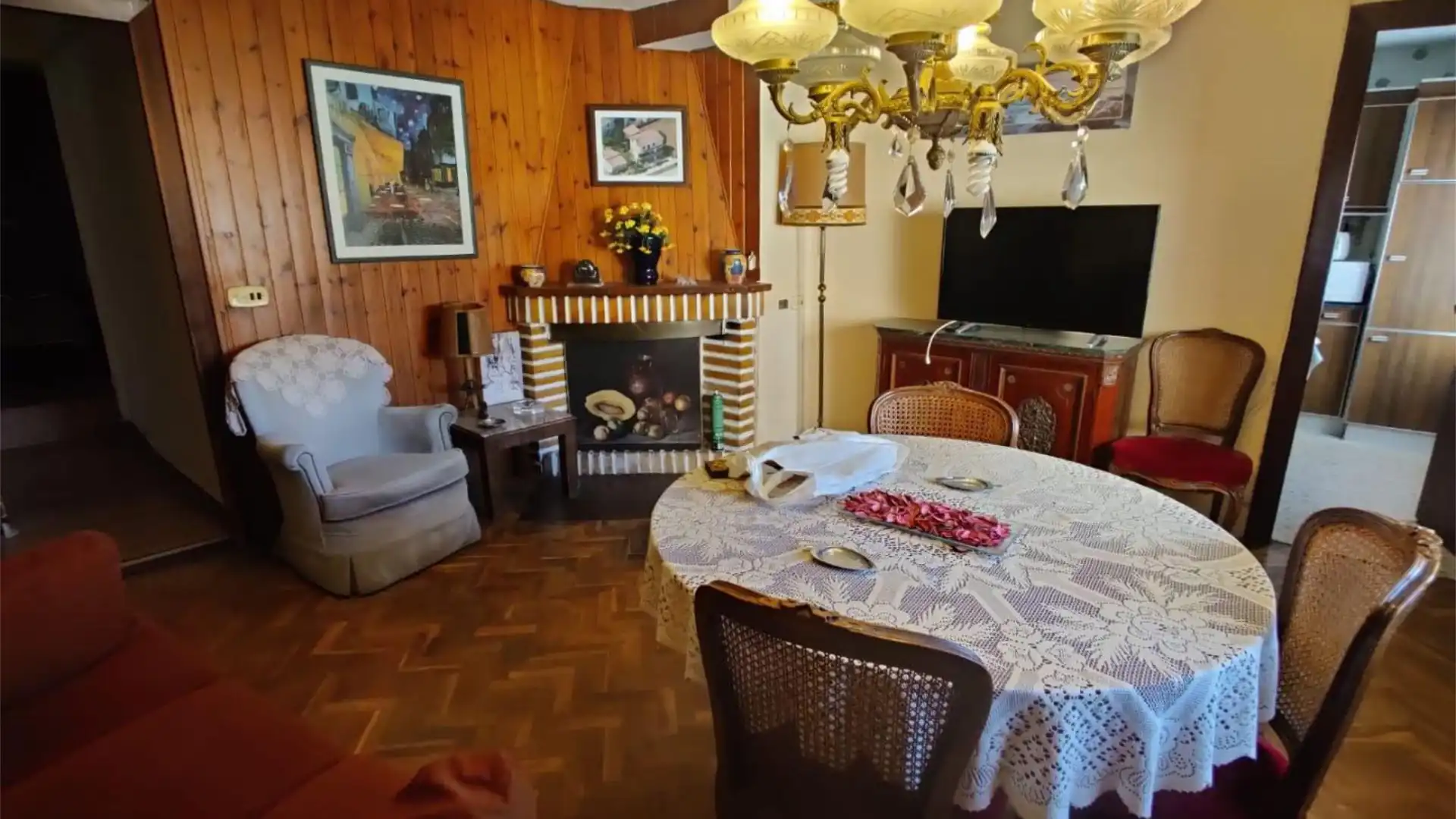 Sala de estar de Casa o chalet en venta en Capella con Terraza y Trastero