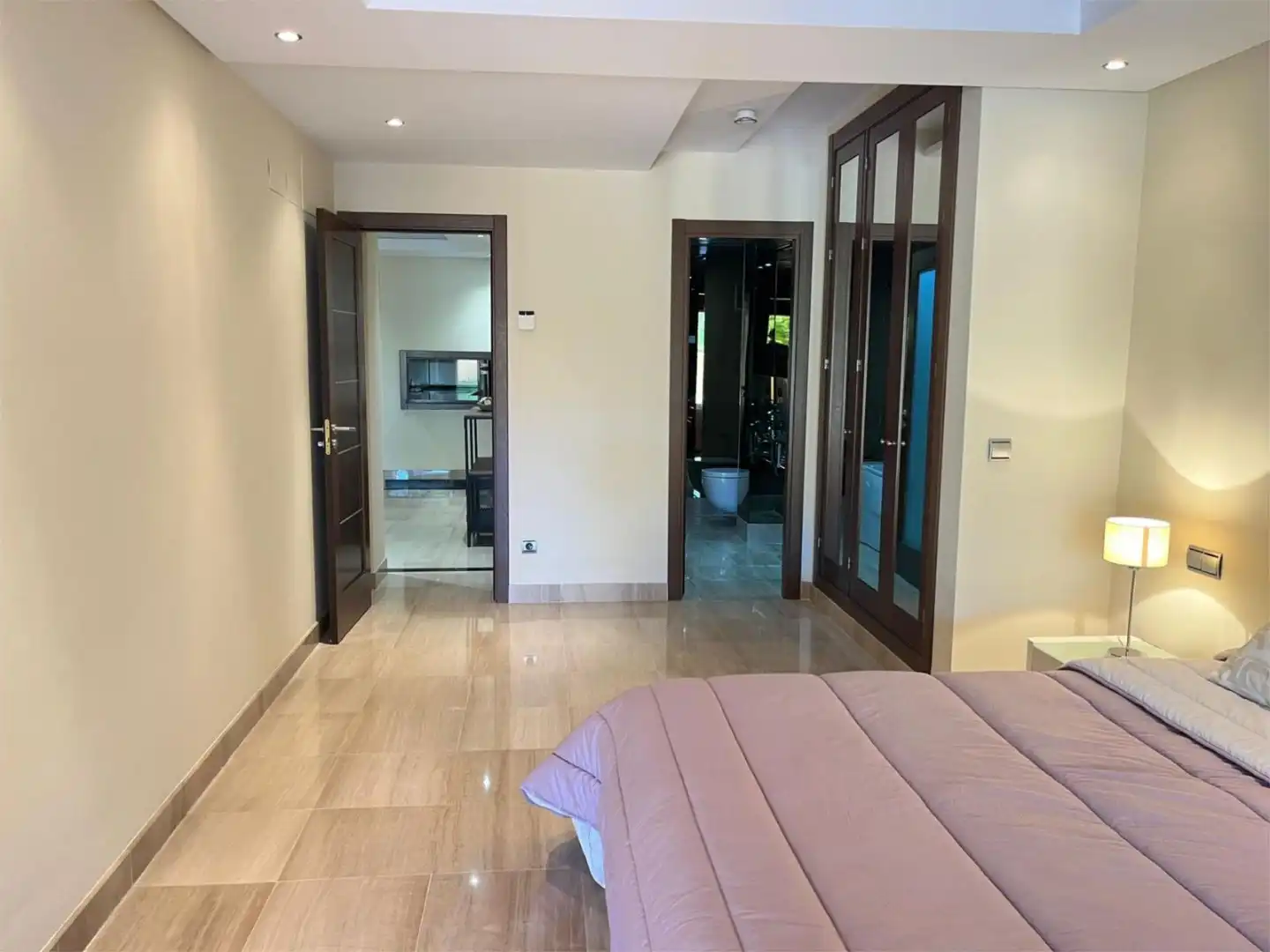 Flat for sale in Calle del Mare Nostrum, 42, Zona de Punta Plata Bedroom of Flat for sale in Estepona with Air Conditioner, Terrace and Swimming Pool