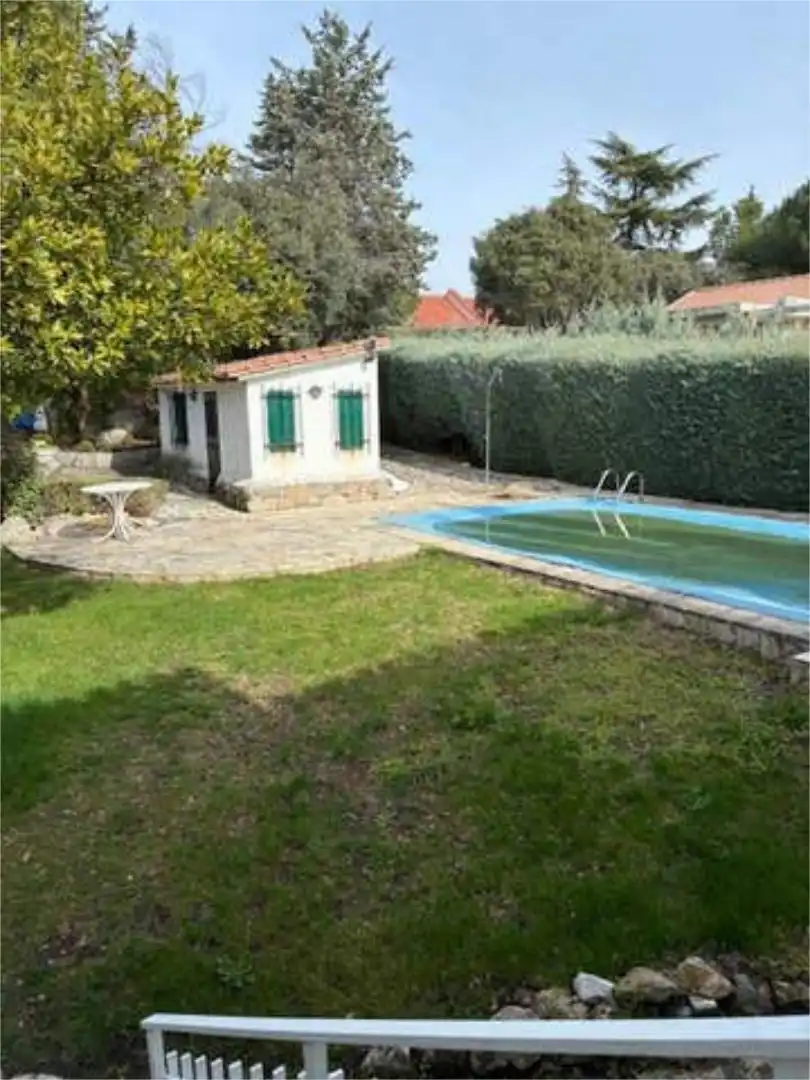 Swimming pool of Detached homes for sale in Valdemorillo  with Heating, Private garden and Terrace