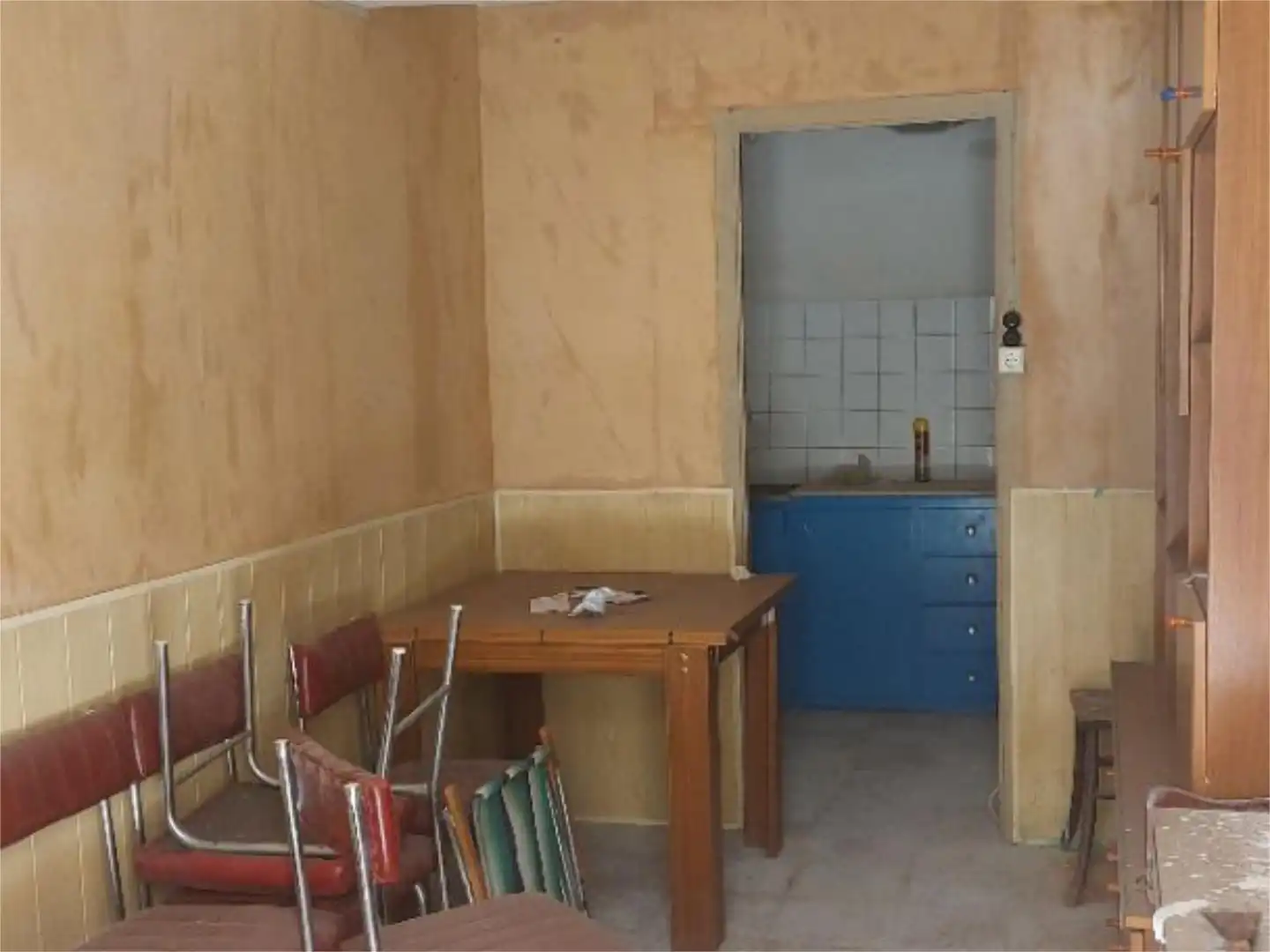 Cuina de Casa adosada en venda en Batea amb Moblat i Balcó