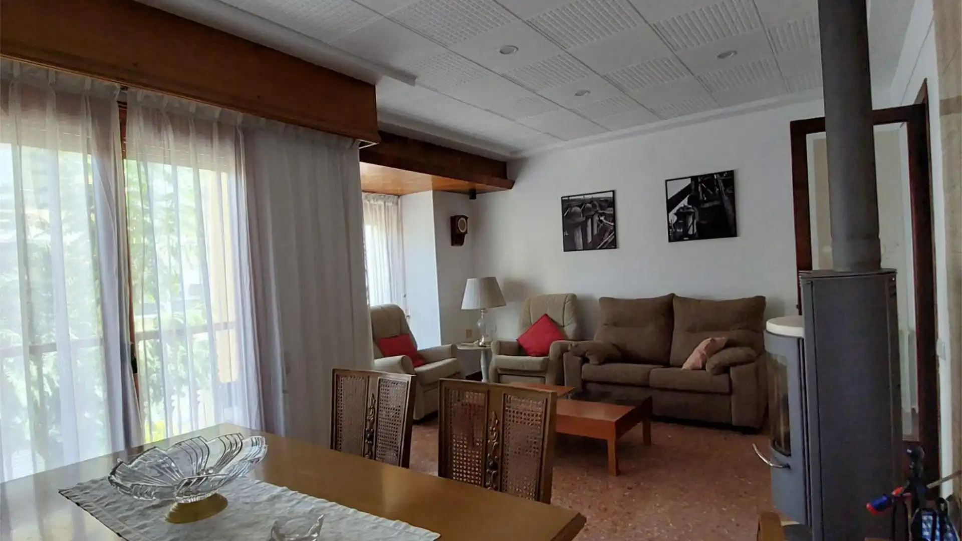 Sala de estar de Piso de alquiler en Corbera con Aire acondicionado, Calefacción y Trastero