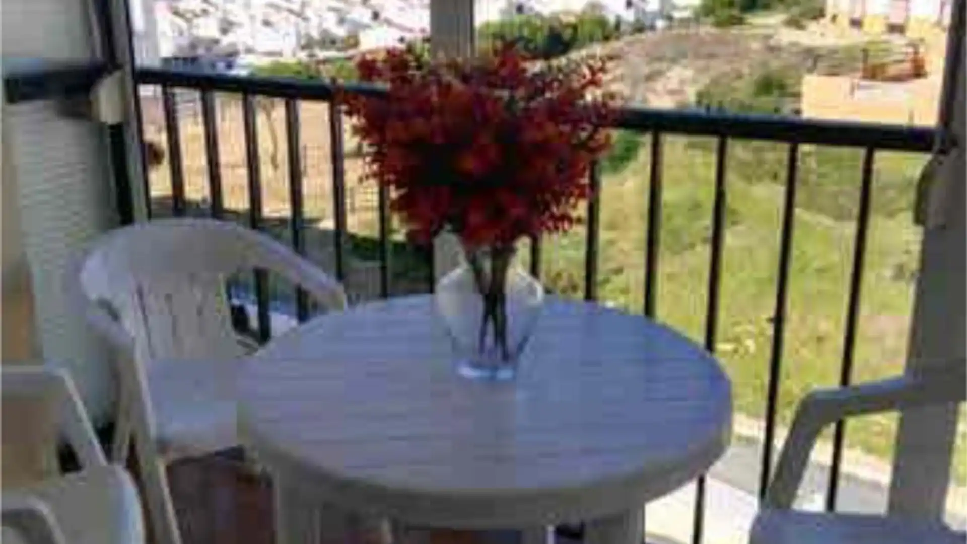 Terraza de Piso de alquiler en Almonte con Terraza, Trastero y Amueblado