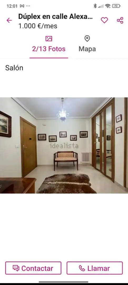 Piso de alquiler en Rúa Alexandre Bóveda, 18, Paradai Piso de alquiler en Lugo con Calefacción, Parquet y Terraza