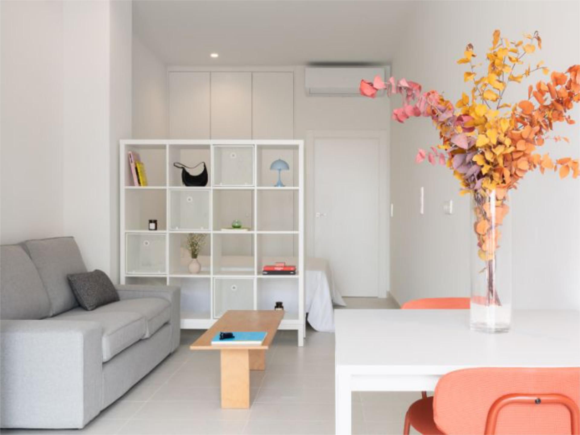 Sala de estar de Apartamento de alquiler en  Murcia Capital con Aire acondicionado