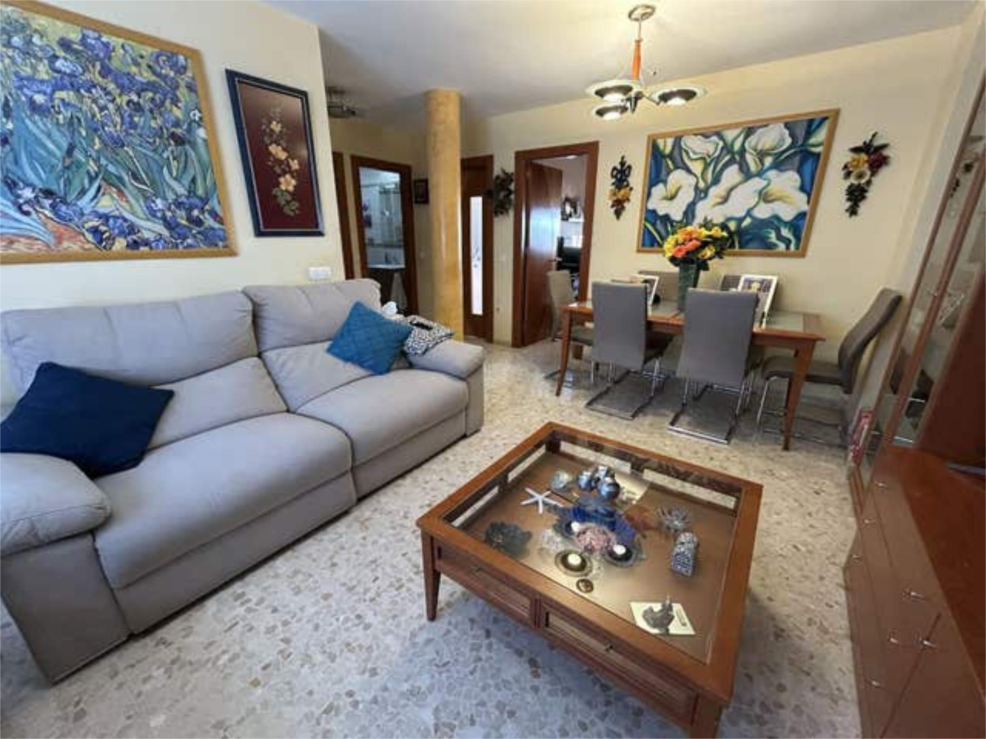 Sala de estar de Casa adosada en venta en Málaga Capital con Terraza, Trastero y Piscina