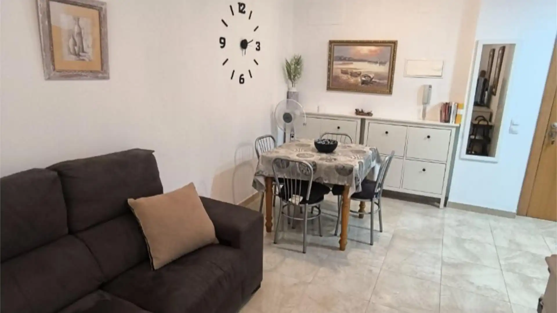 Sala de estar de Piso en venta en Oropesa del Mar / Orpesa con Aire acondicionado, Terraza y Piscina