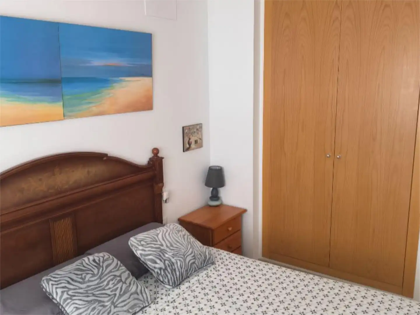 Wohnung zum Verkauf in Avenida Columbretes, 4, Playa de la Concha Schlafzimmer von Wohnung zum Verkauf in Oropesa del Mar / Orpesa mit Klimaanlage, Terrasse und Schwimmbad