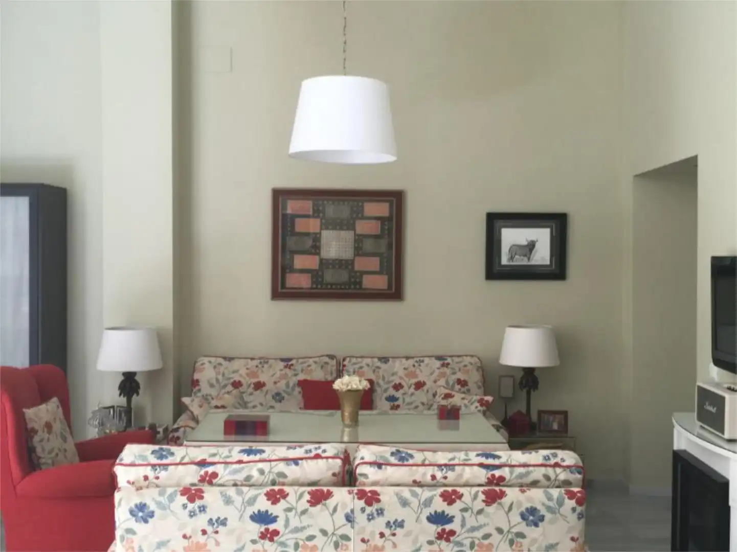 Living room of Flat for sale in  Sevilla Capital  with Air Conditioner
