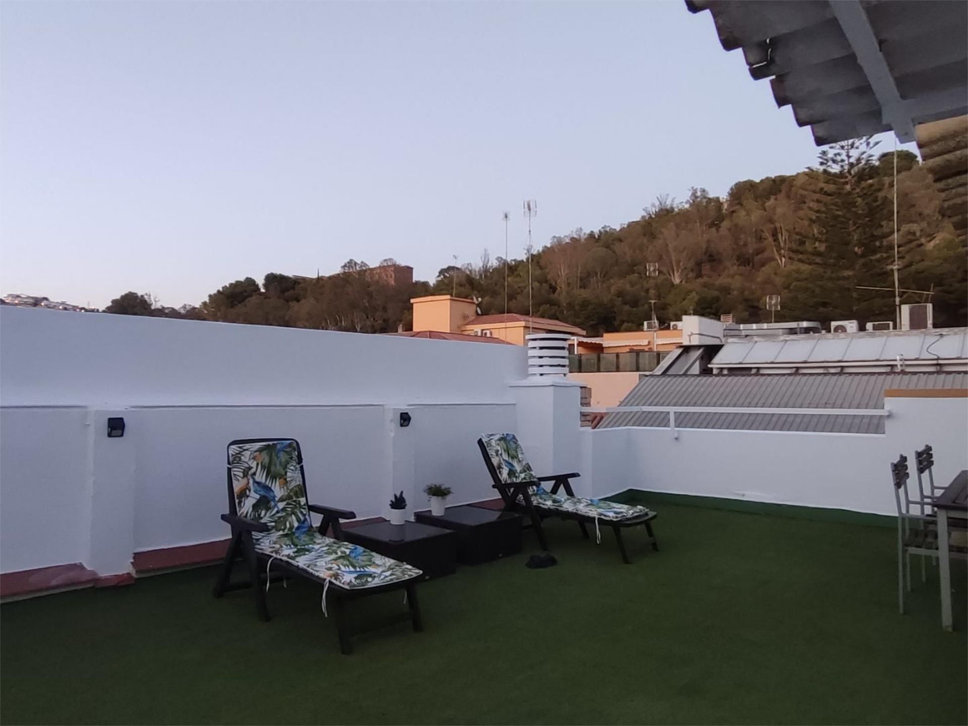 Terrace of Attic for rent in Málaga Capital  with Air Conditioner, Heating and Terrace