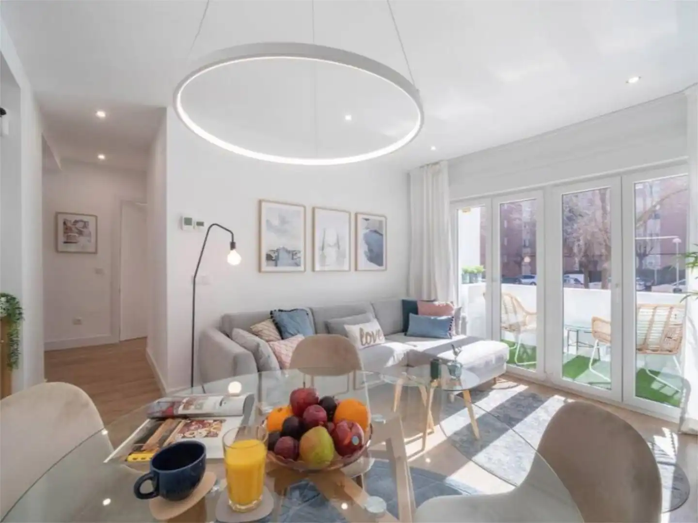 Living room of Flat for sale in  Madrid Capital  with Air Conditioner, Heating and Terrace