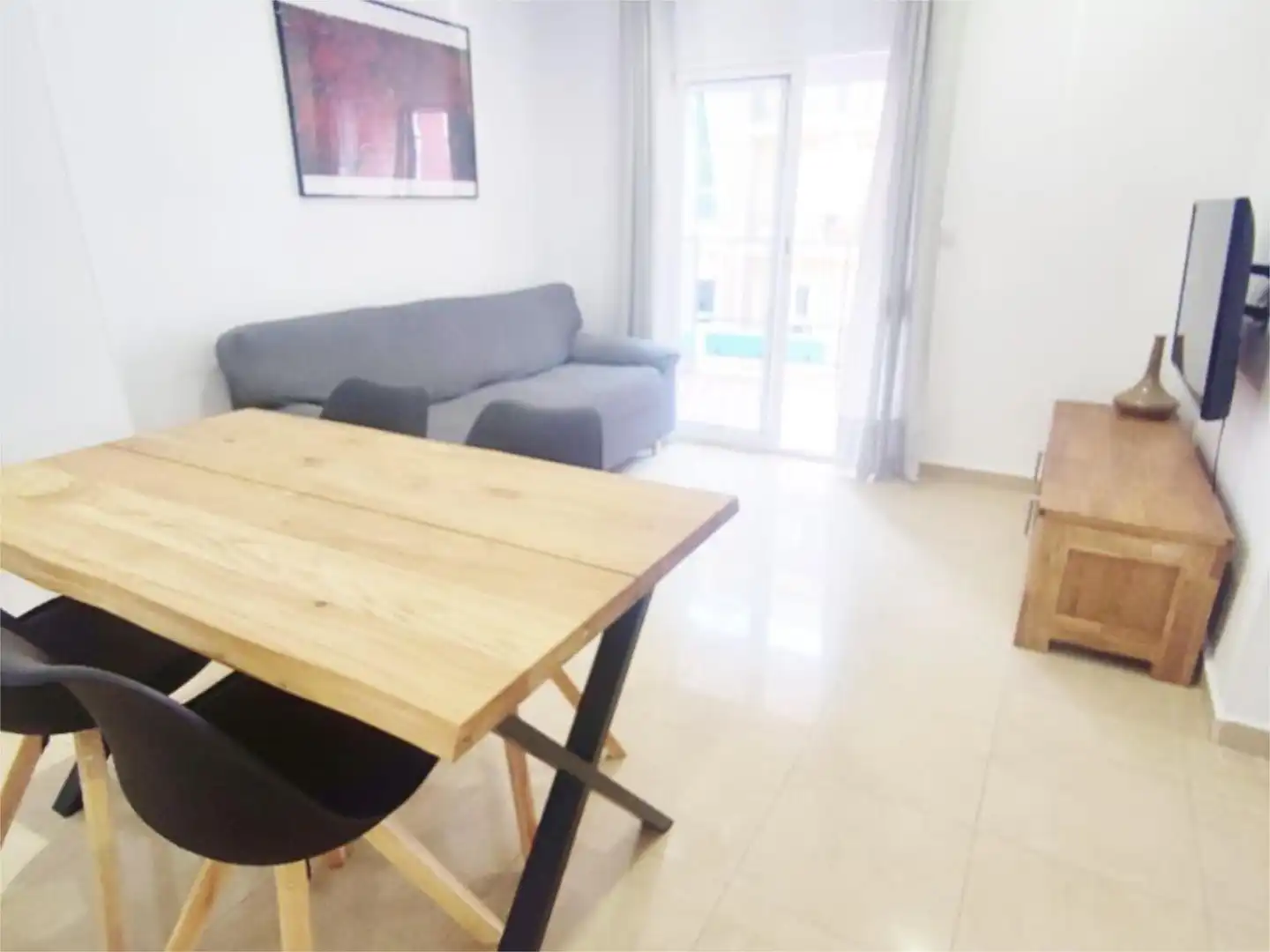 Habitación en Carrer de Luz Casanova, 16, Sant Antoni Sala de estar de Piso para compartir en Valencia con Calefacción, Terraza y Amueblado