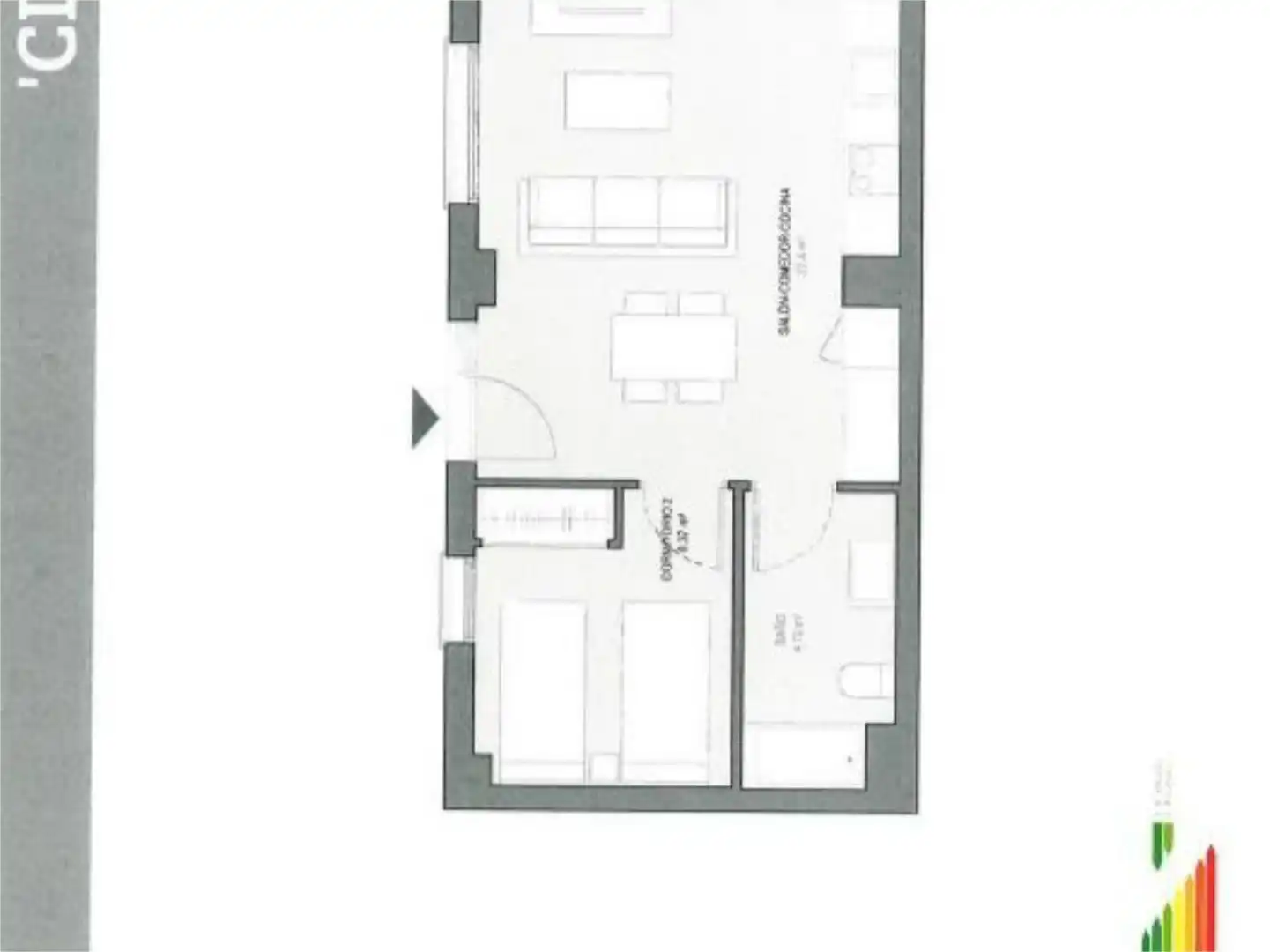 Wohnung zur Miete in Carrer de Benicarló, 24, Barrio de Benimaclet Wohnung zur Miete in Valencia Capital mit Klimaanlage