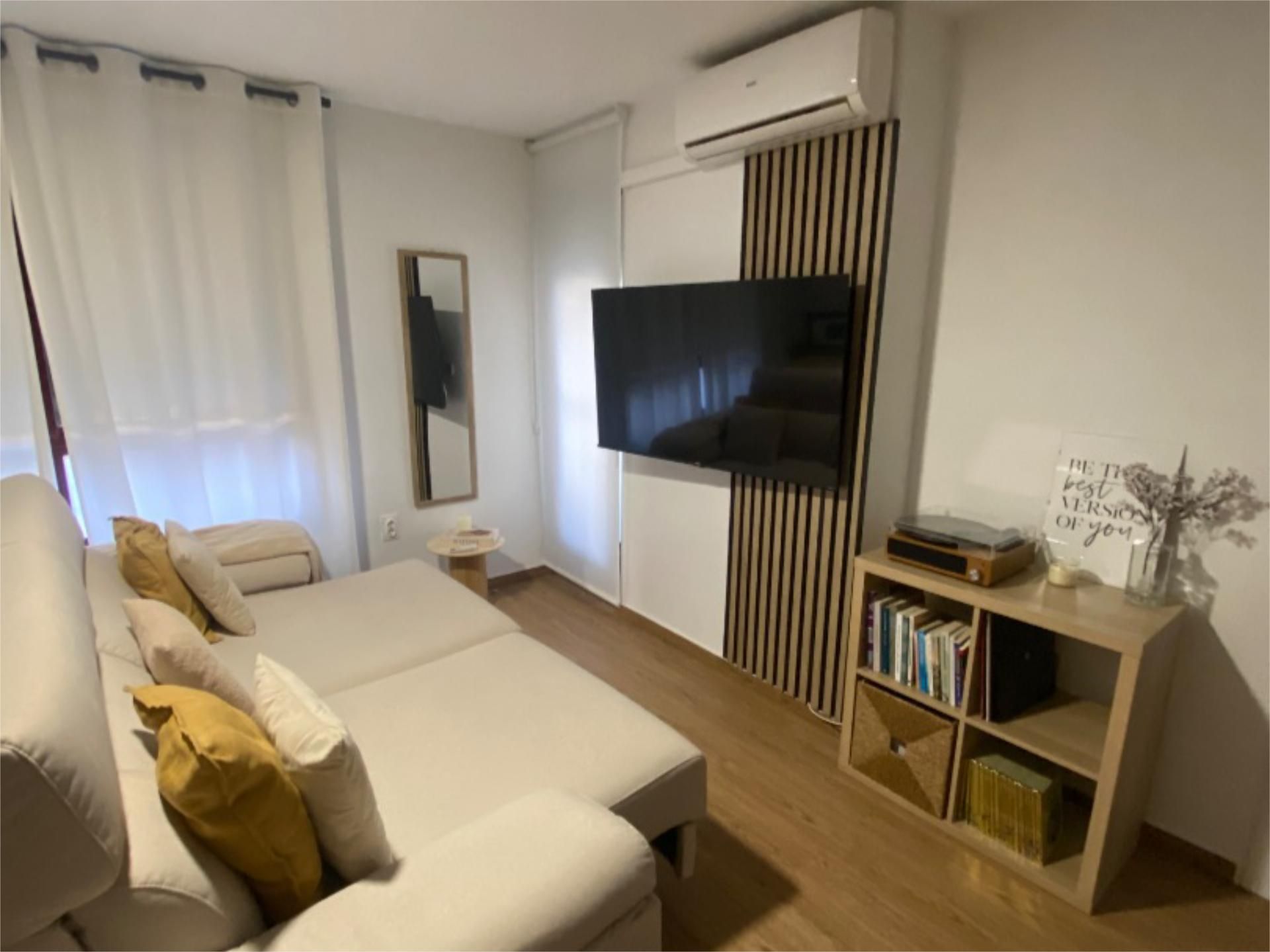 Wohnzimmer von Wohnung zum Verkauf in Alhendín mit Klimaanlage, Heizung und Parkett