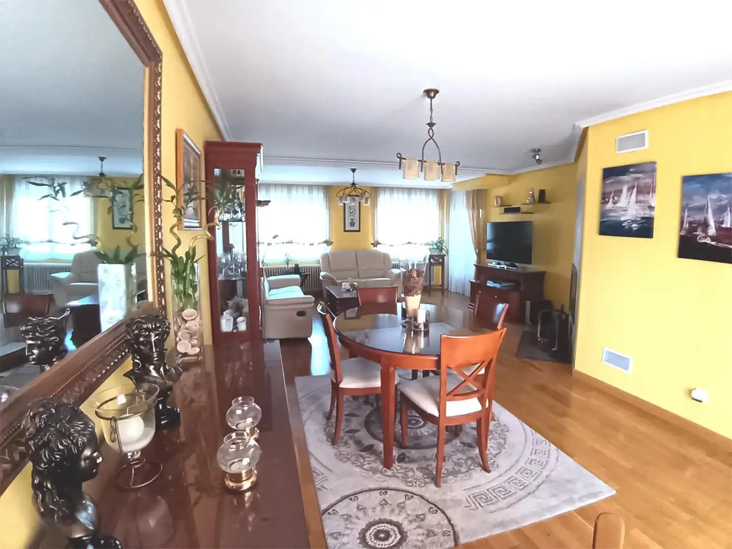 Casa adosada en venta en Calle Azorín, 5, Aldeatejada Sala de estar de Casa adosada en venta en Aldeatejada con Terraza y Balcón