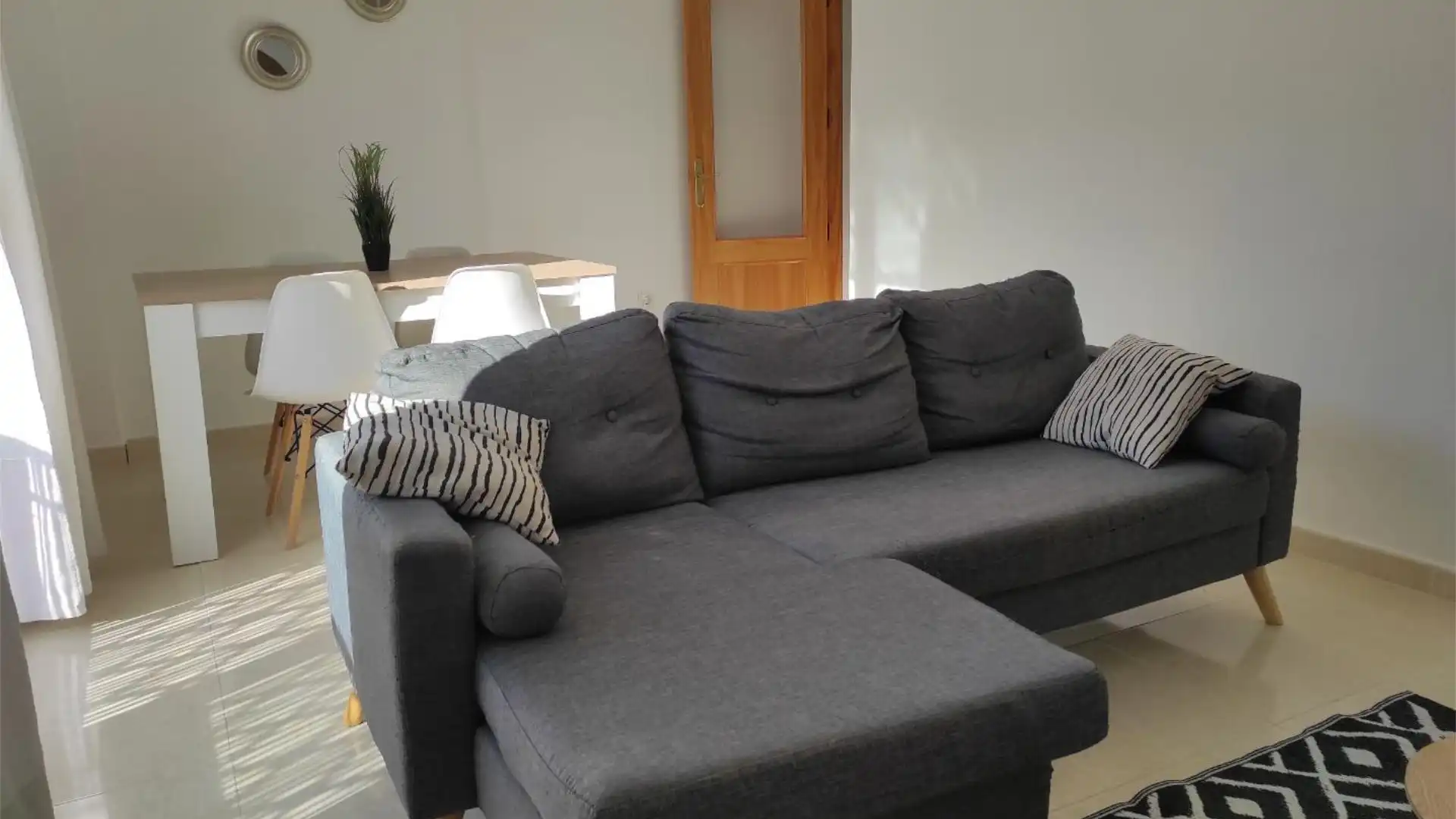 Sala de estar de Piso de alquiler en Láchar con Aire acondicionado, Amueblado y Balcón