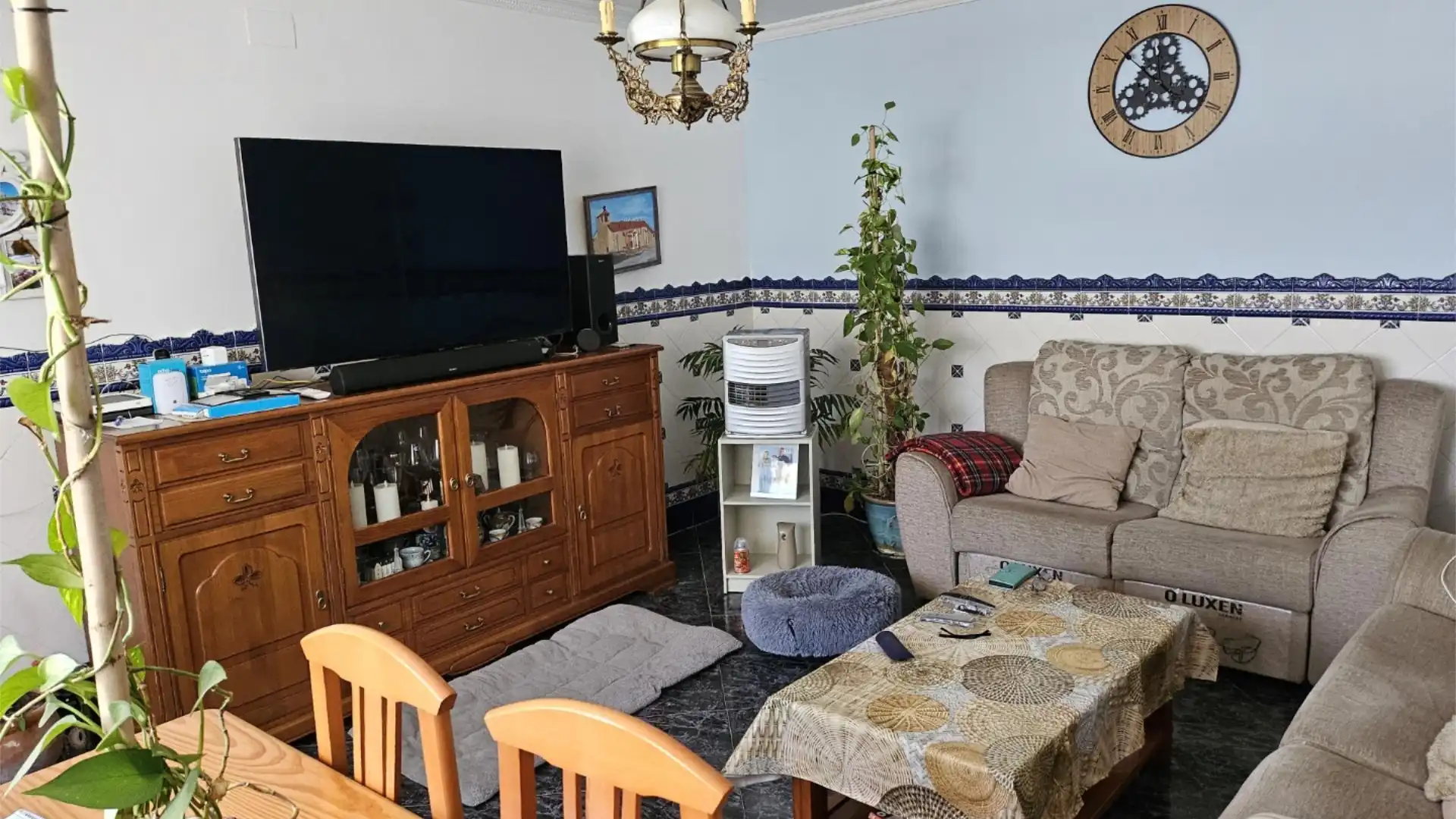 Houses for sale in Calle Salitreria, 5, Zarza de Tajo Living room of Houses for sale in Zarza de Tajo with Air Conditioner, Terrace and Swimming Pool