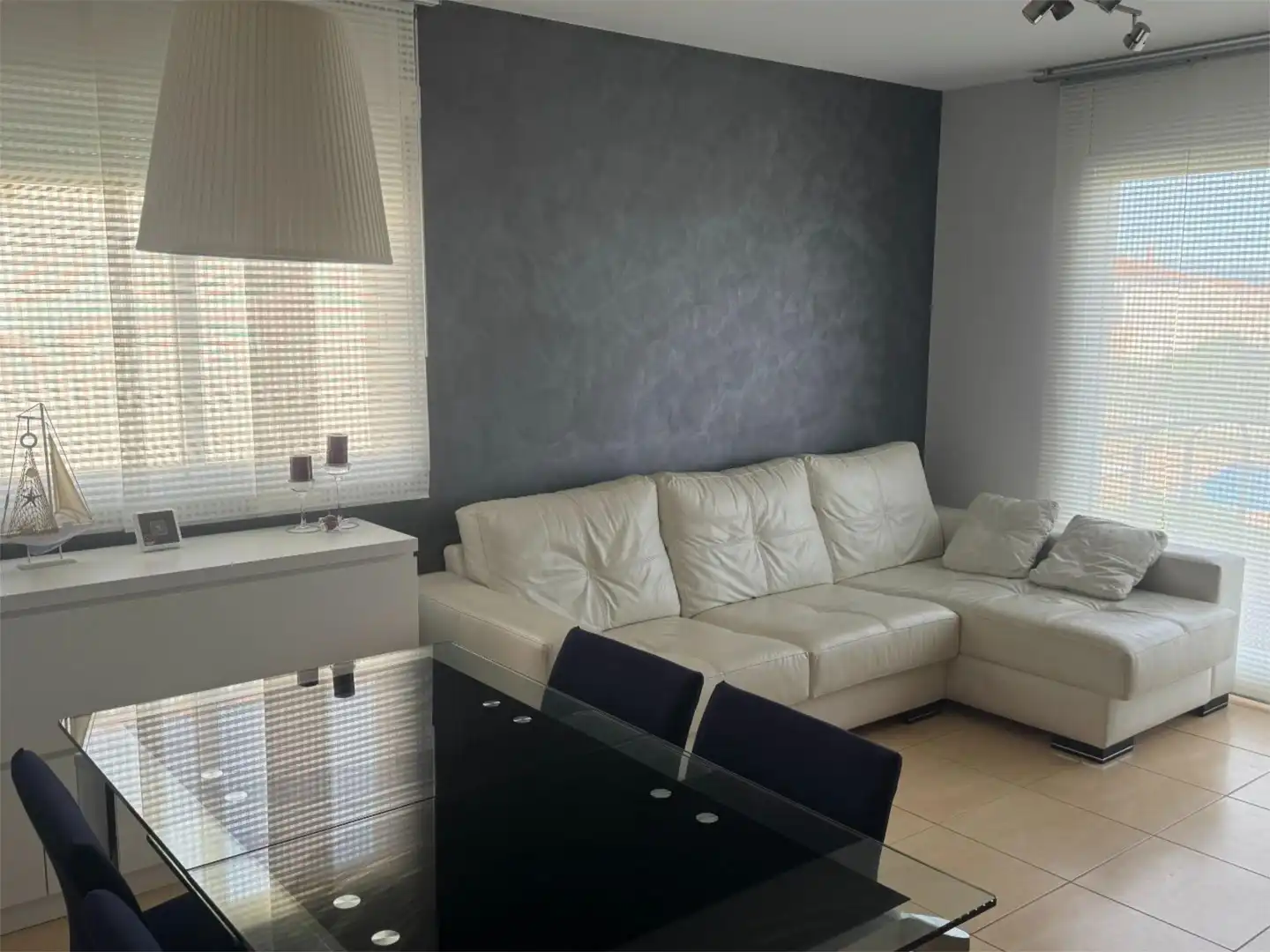 Sala de estar de Piso en venta en Mont-roig del Camp con Aire acondicionado, Terraza y Piscina