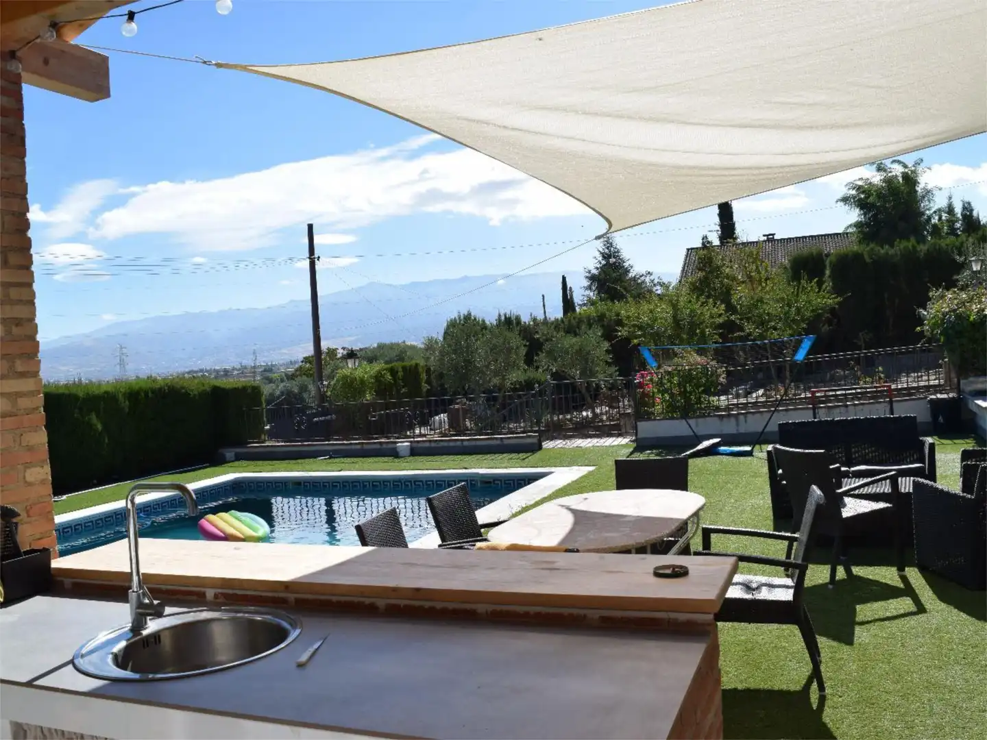 Terrace of Flat for sale in Las Gabias  with Air Conditioner, Heating and Private garden
